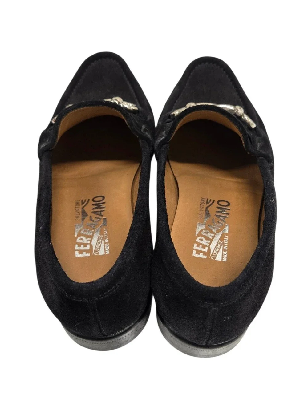 Ferragamo Men's ‎ Suede Gancio-Bit Loafers